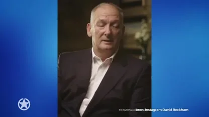 Lief! David Beckham sliep als waakhond voor deur zoon