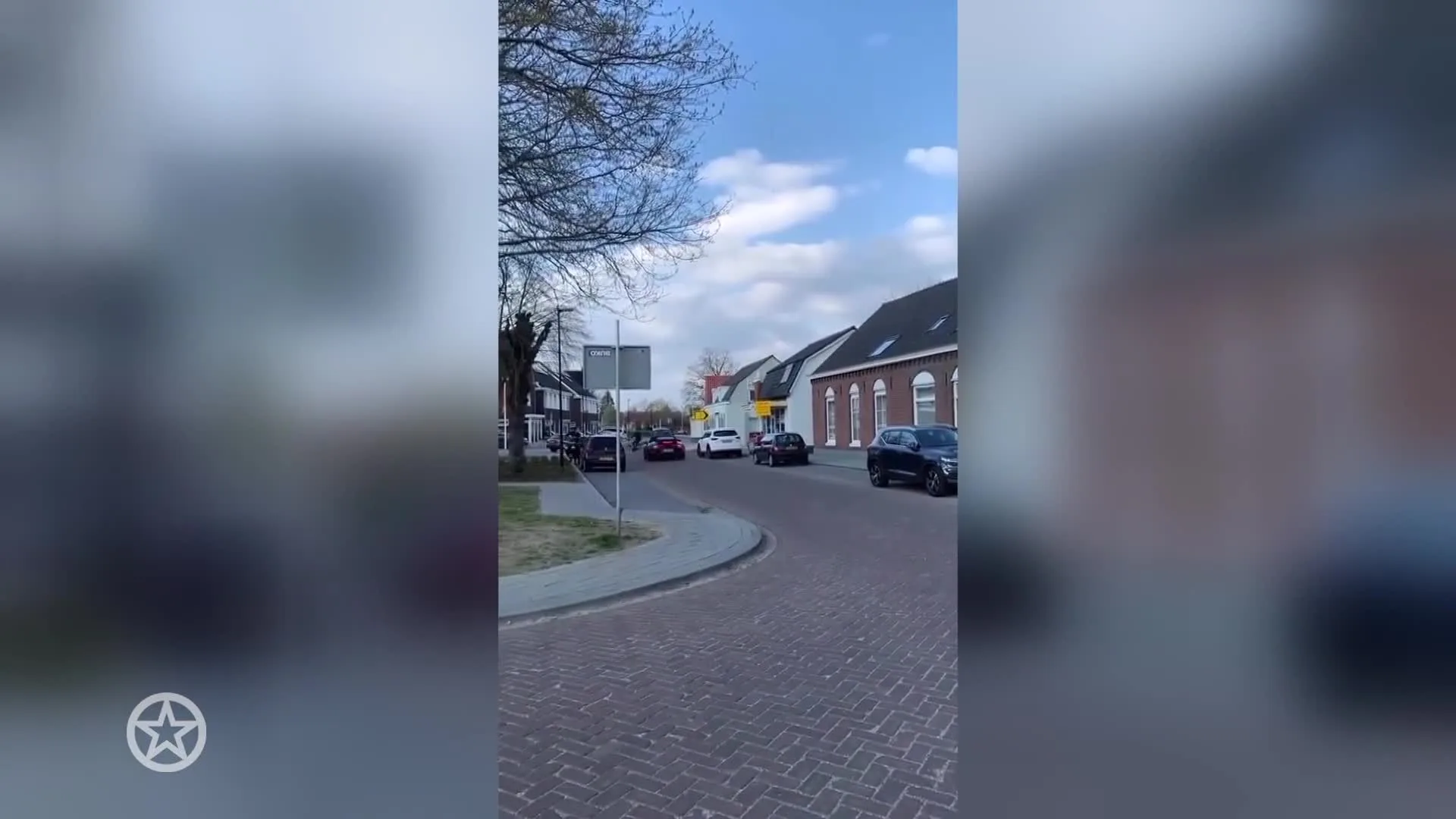 Mark Gillis 'bijna' in botsing met fietser