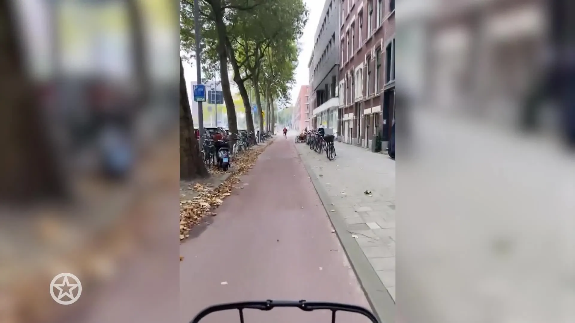 Shirma Rouse voor het eerst weer op de fiets