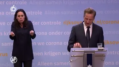 Kijkers persconferentie verbaasd na 'tolk-ruil': 'Waar is Irma?!'