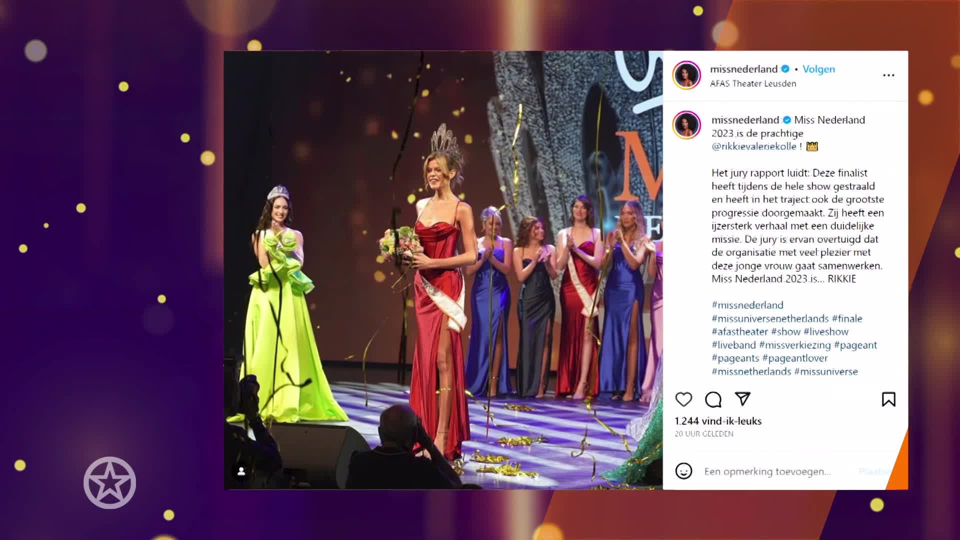 Amsterdamse Rikkie Kolle (22) is Miss Nederland 2023