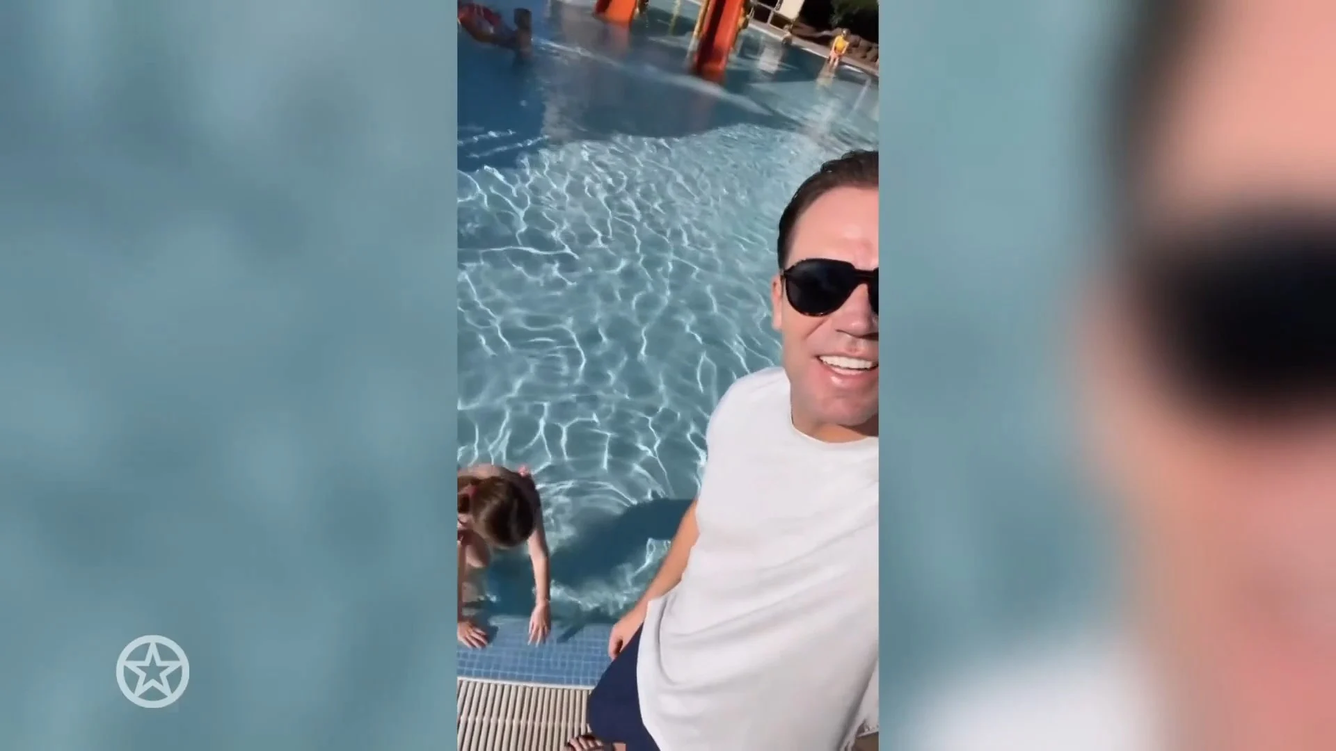 Robert Doornbos op vakantie met jarige Jada