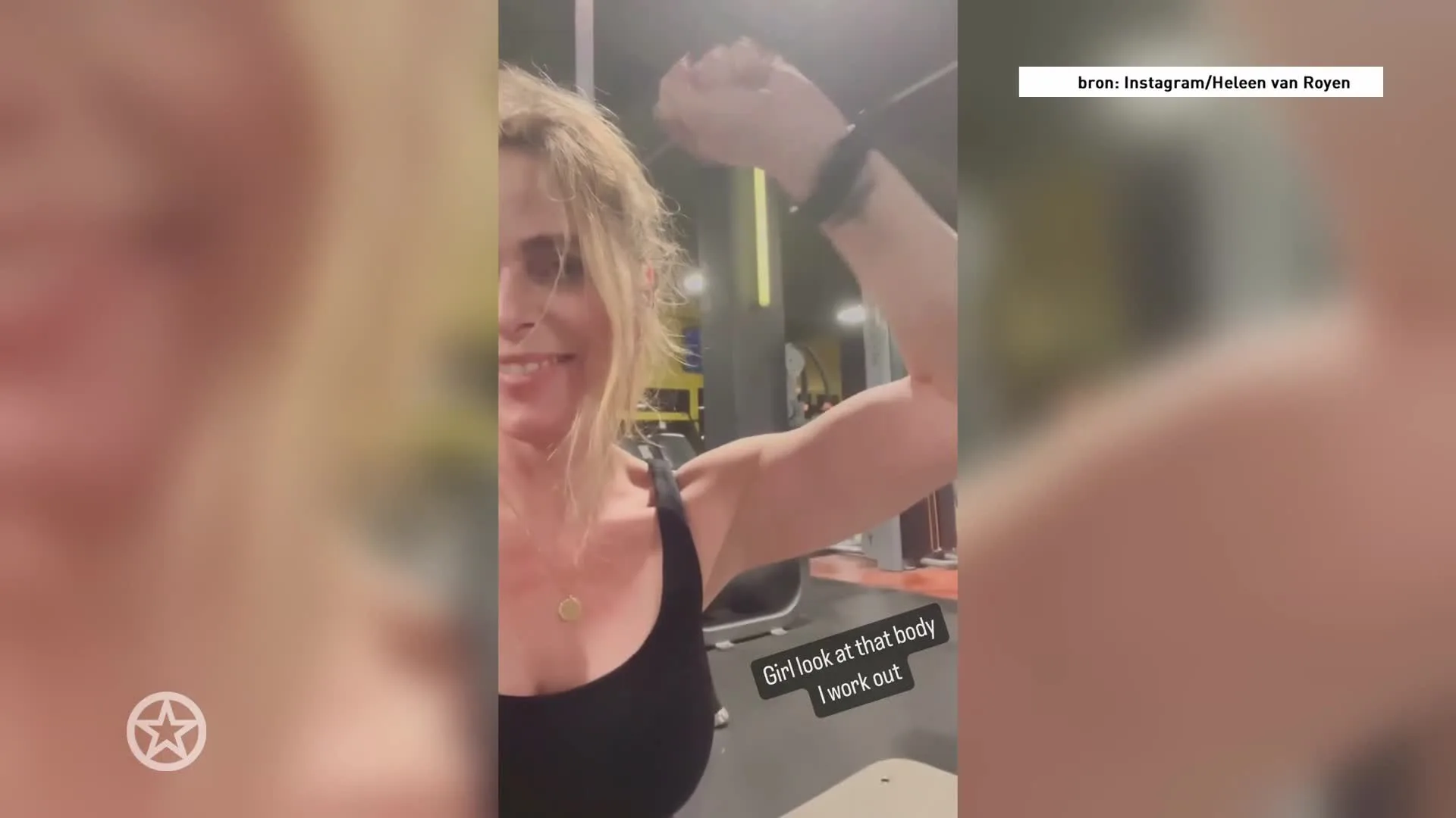 Heleen van Royen in de sportschool