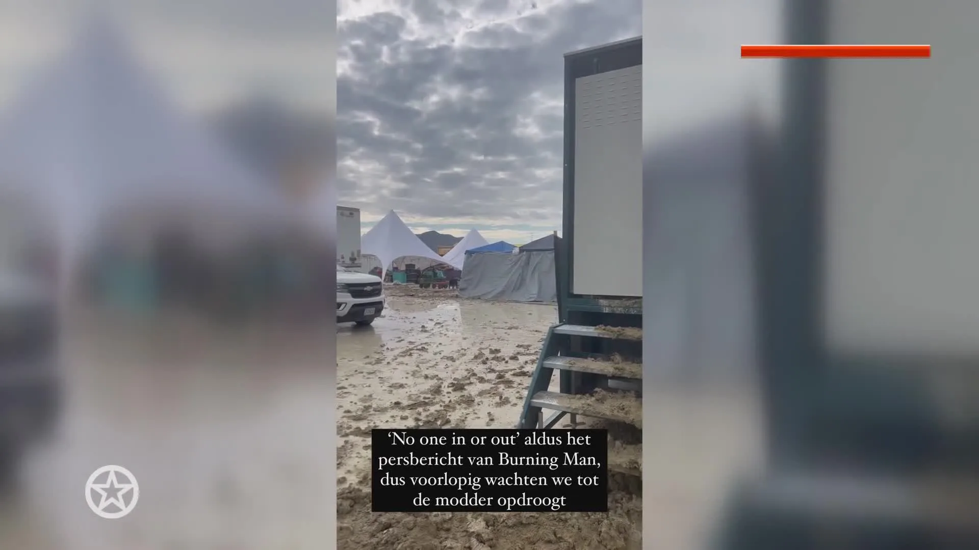 Ook Victoria Koblenko vast in modder op Burning Man-festival