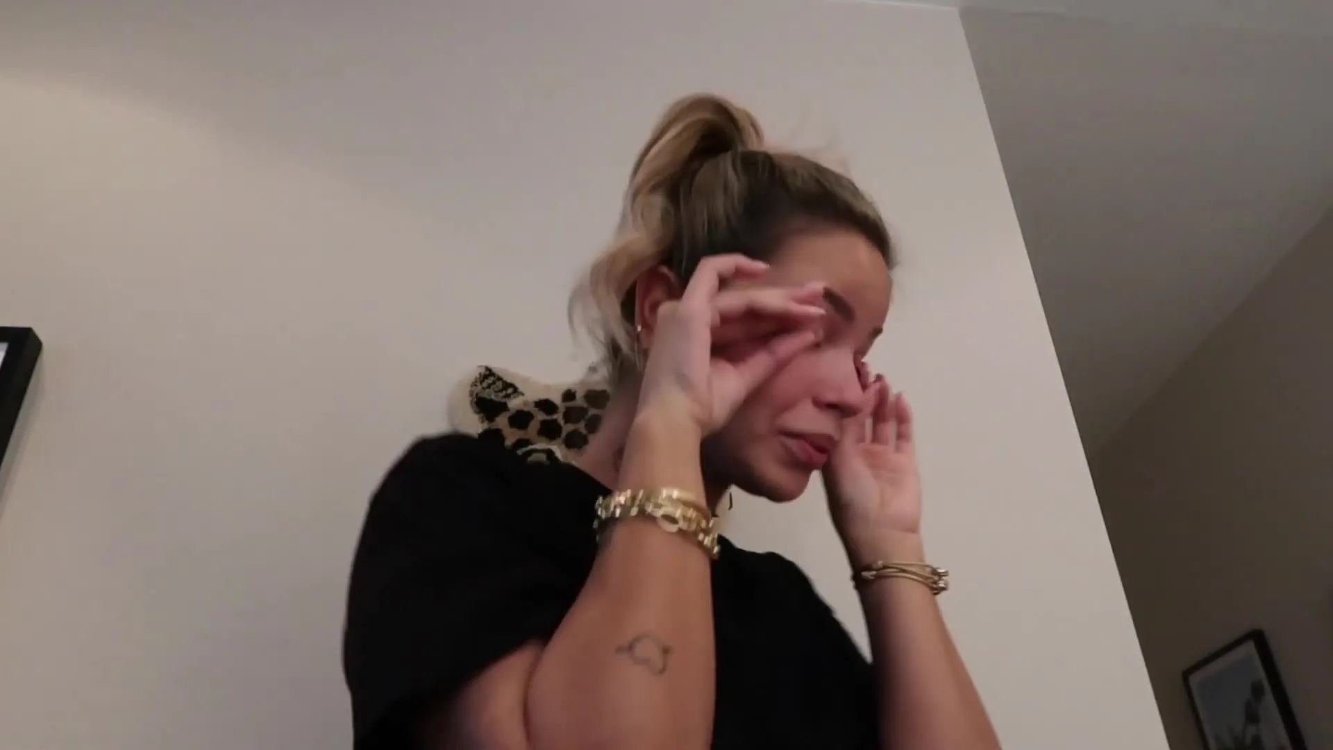 Monica Geuze in tranen om ex-vriend Lars