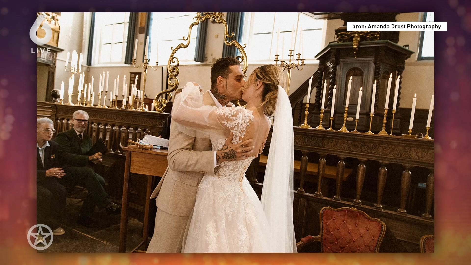 Douwe Bob deelt hartverwarmende beelden van de bruiloft