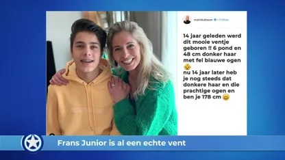 Show Update: Frans Junior al een echte vent