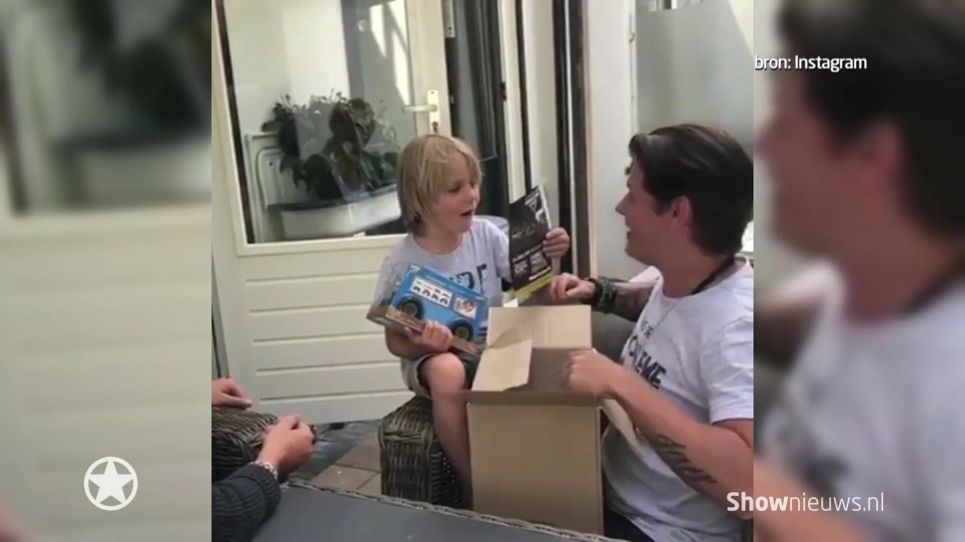 Thomas Berge verrast zoontje met uniek cadeau