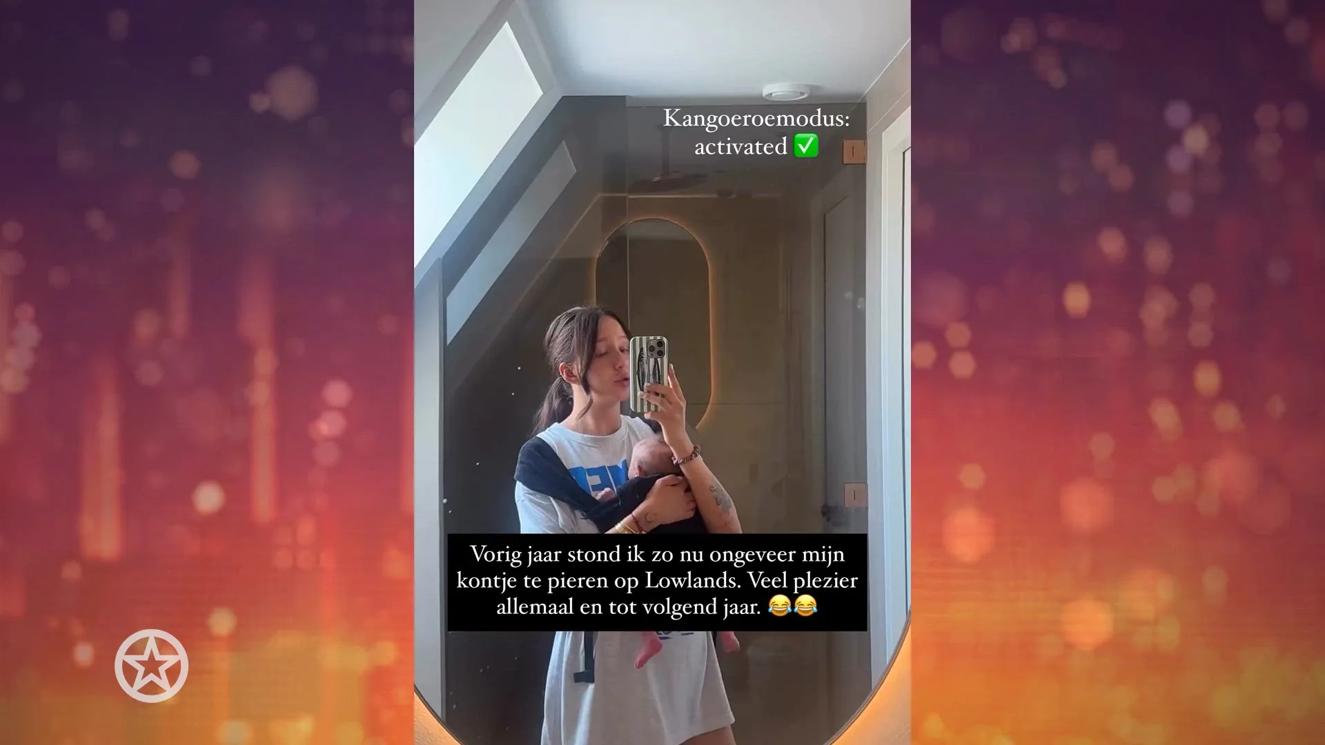 Sophie Milzink als kangoeroe