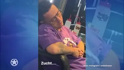 André Hazes zet opnieuw een hele bijzondere tattoo
