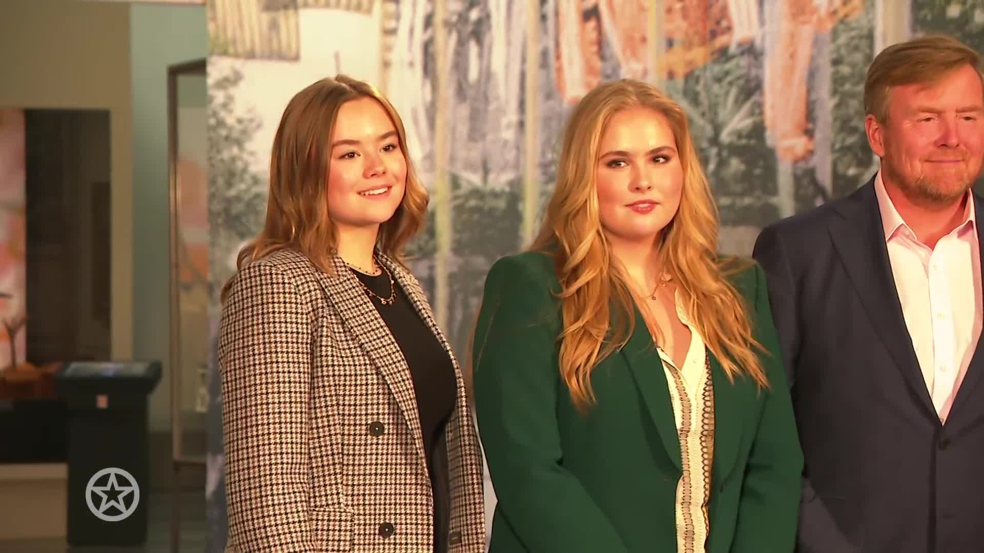 Eerste beelden persmoment koninklijk gezin