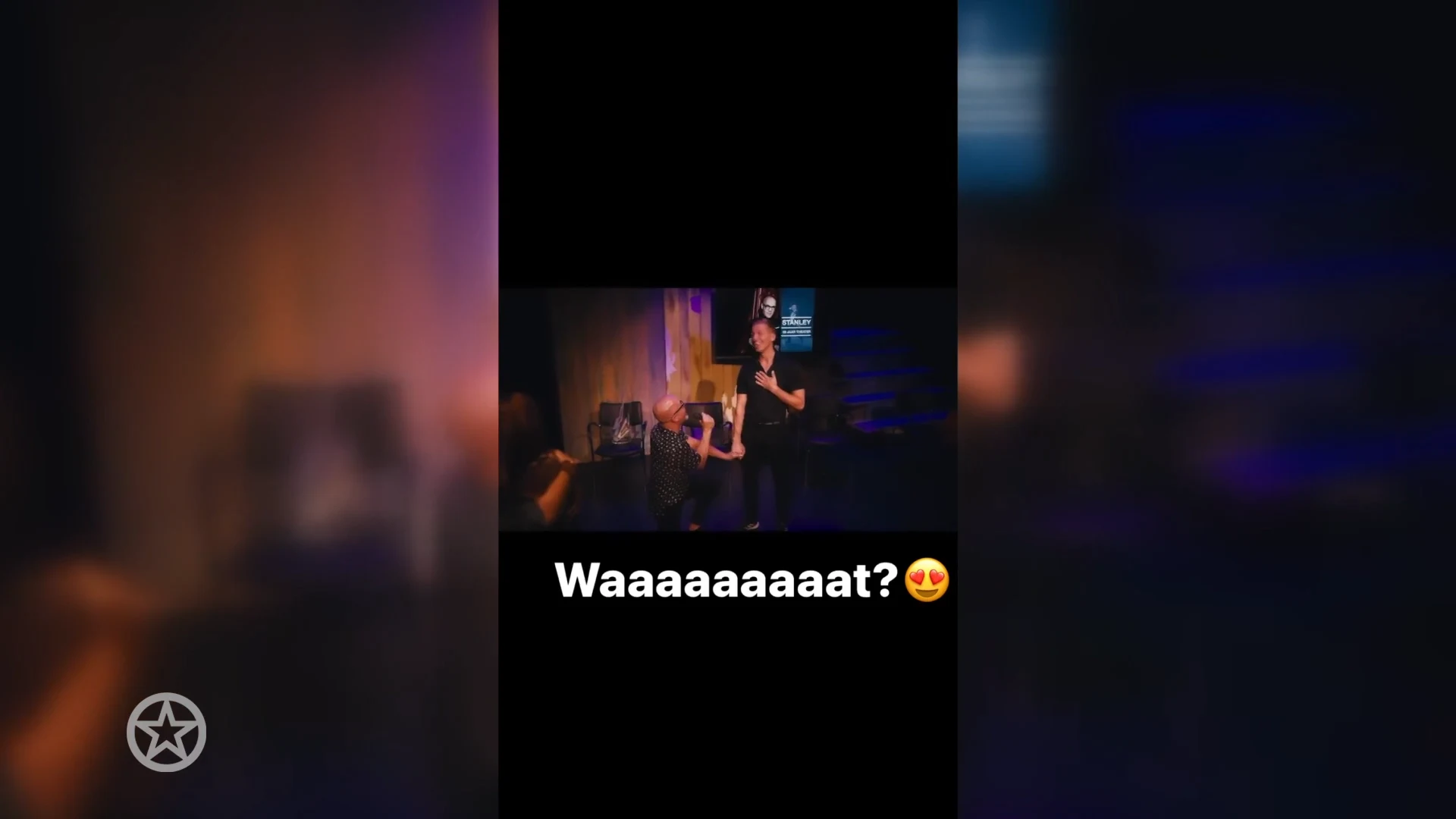 Stanley Burleson vraagt vriend ten huwelijk