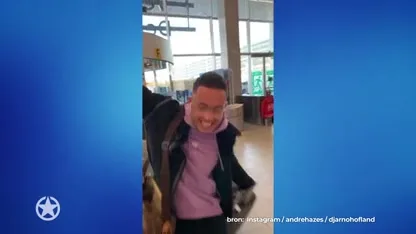 André en Djarno onderweg naar een bijzondere bestemming