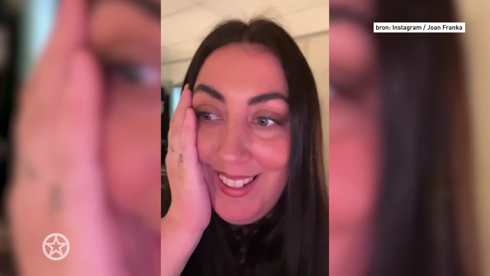 Joan Franka diep geraakt