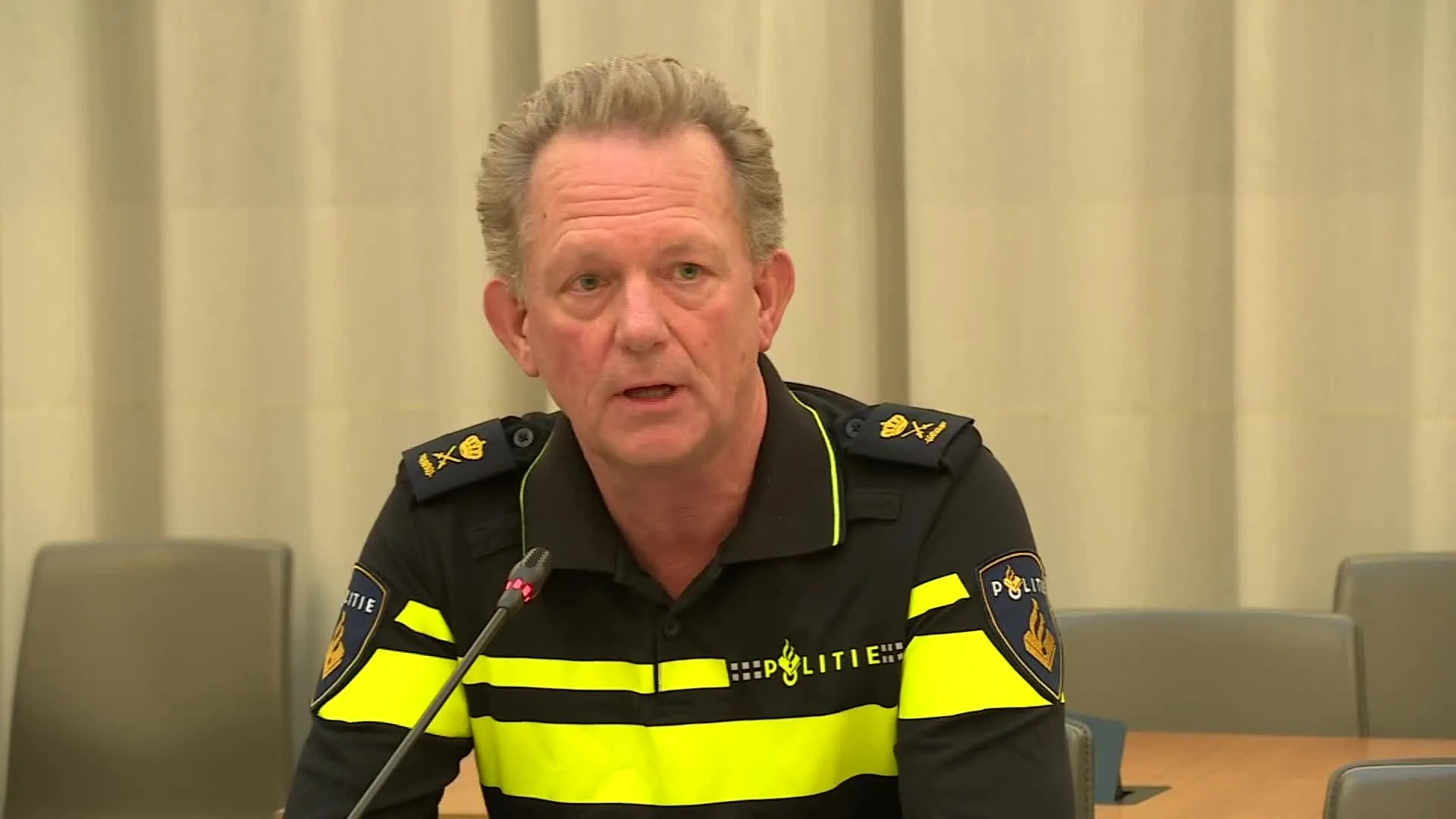 Persconferentie over schietincidenten Rotterdam