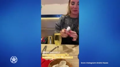 André en Monique genieten van avondje uit