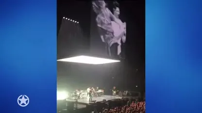 ZIEN: Anouk valt tijdens optreden