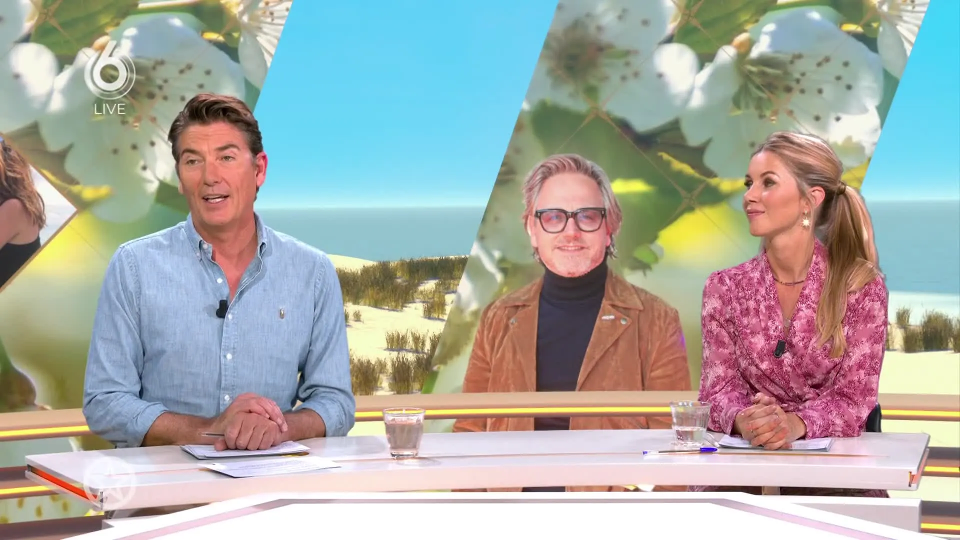 Guus Meeuwis en Manon onderweg naar trouwlocatie