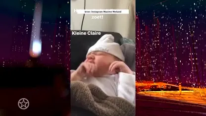 ZIEN: Maxime Meiland deelt schattige beelden van Claire als baby