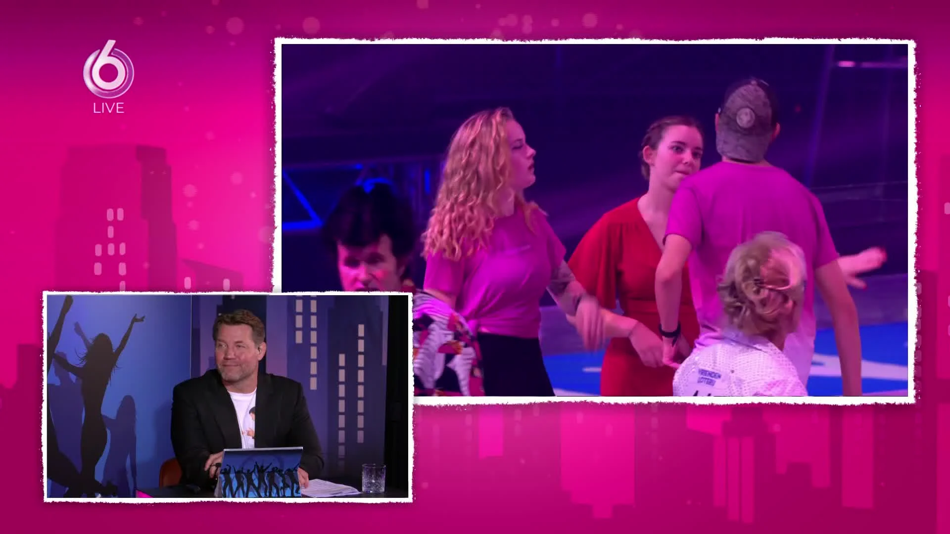 Afgevallen danskoppel emotioneel na pijnlijke blessure