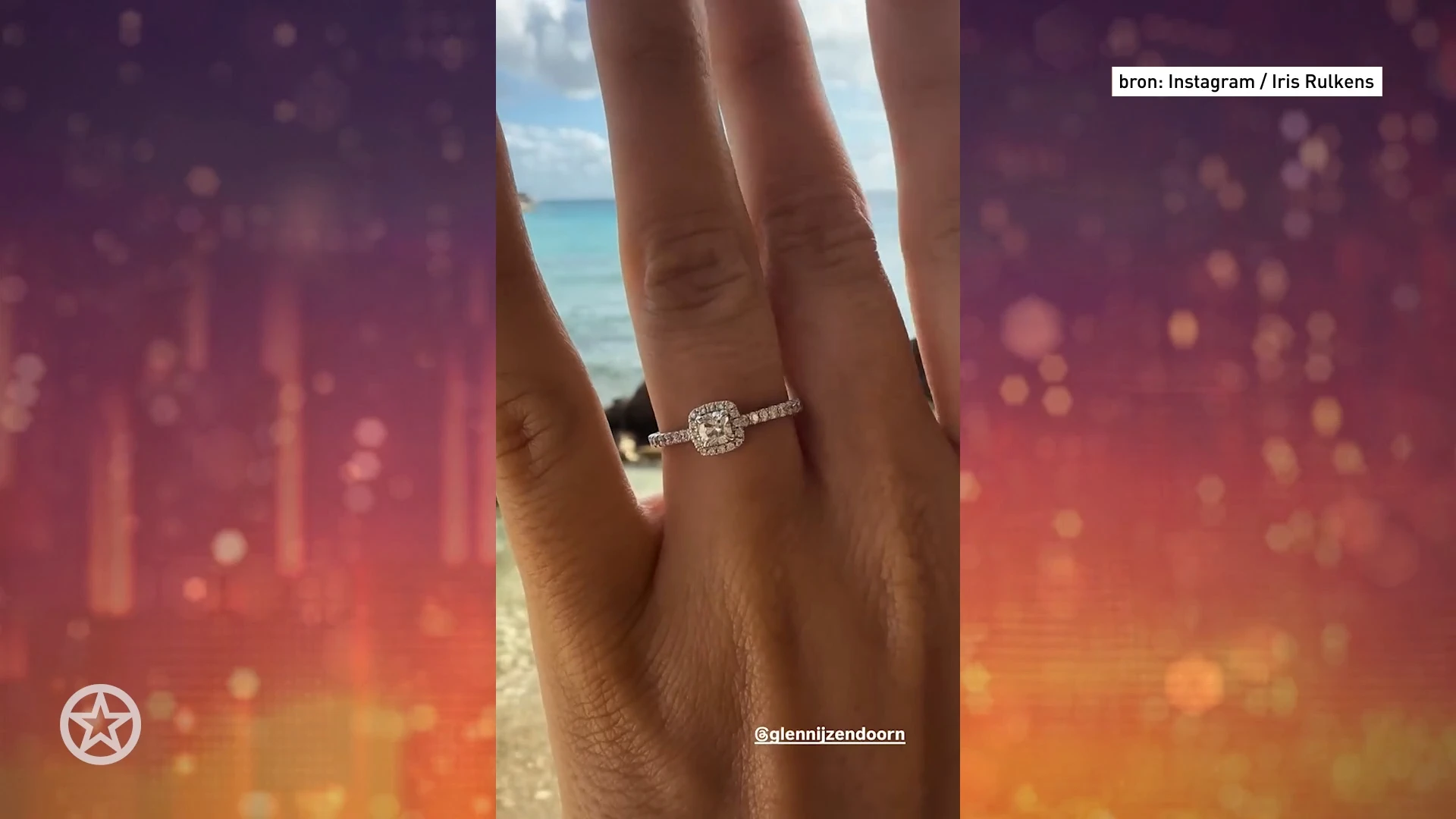 De verlovingsring van Iris Rulkens