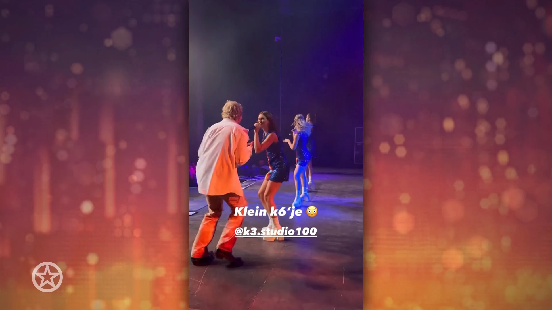 K3 en Goldband samen op het podium