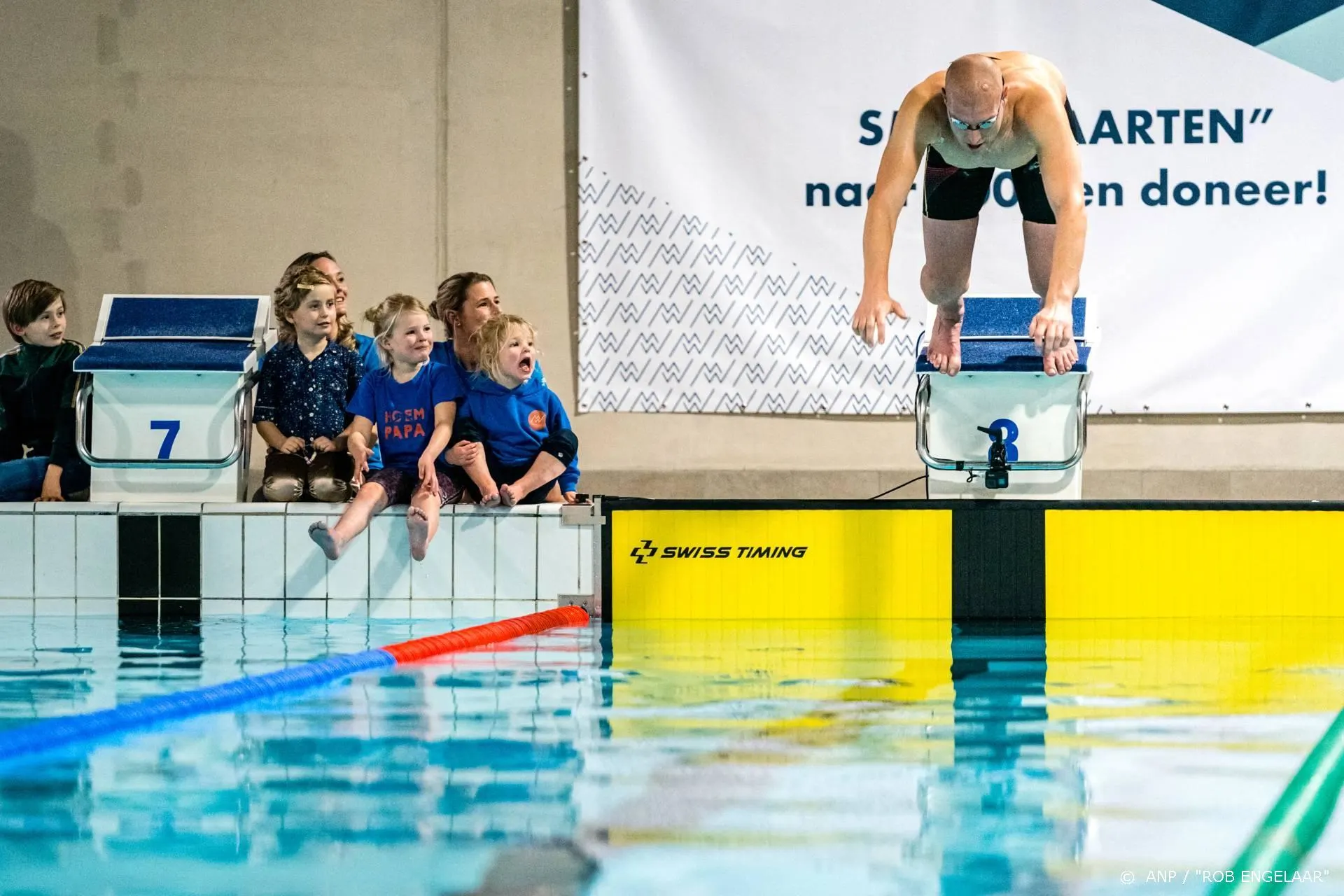 Maarten van der Weijden 'keurig op schema' voor zwemrecord