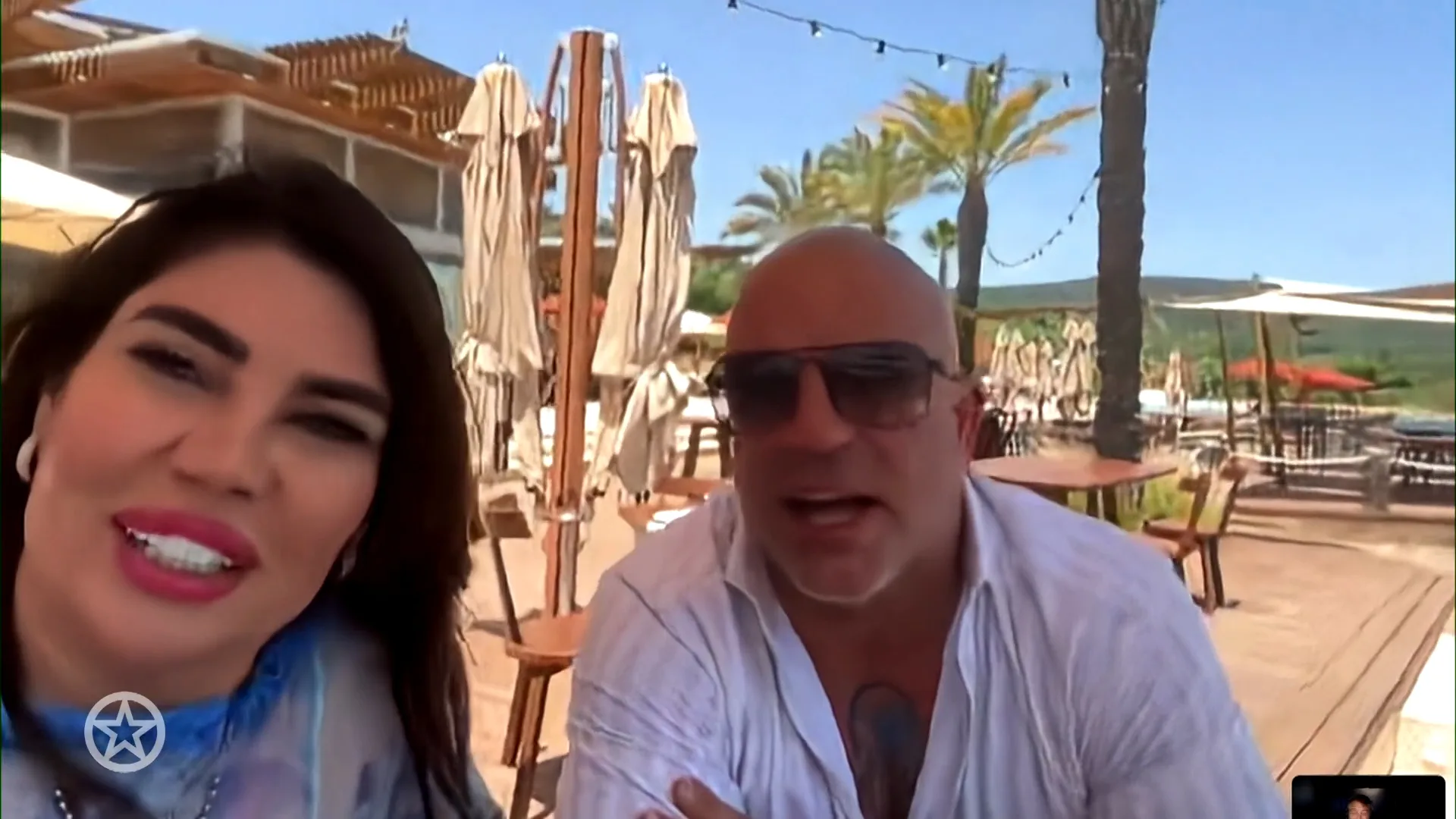 Andy en 'hysterische' Melisa ontsnappen aan nachtmerrie