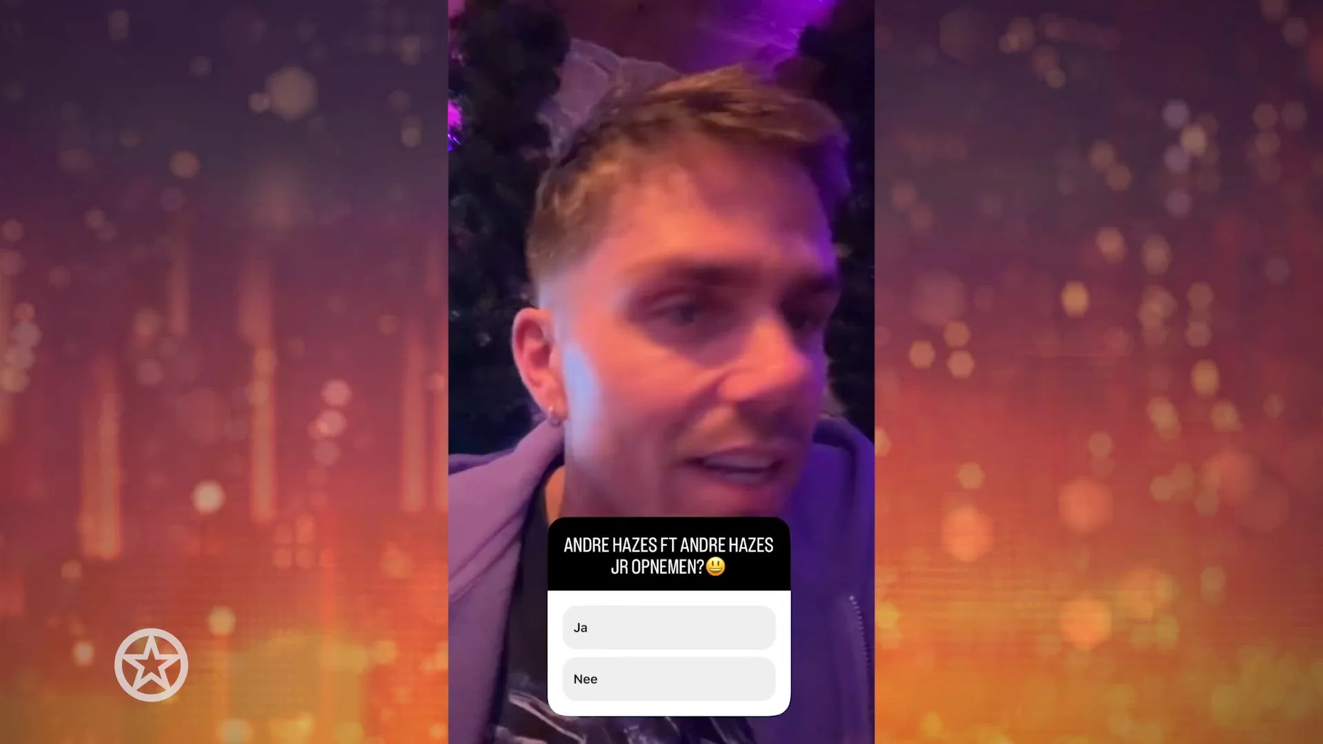 André Hazes wil liedje opnemen samen met zijn zoon