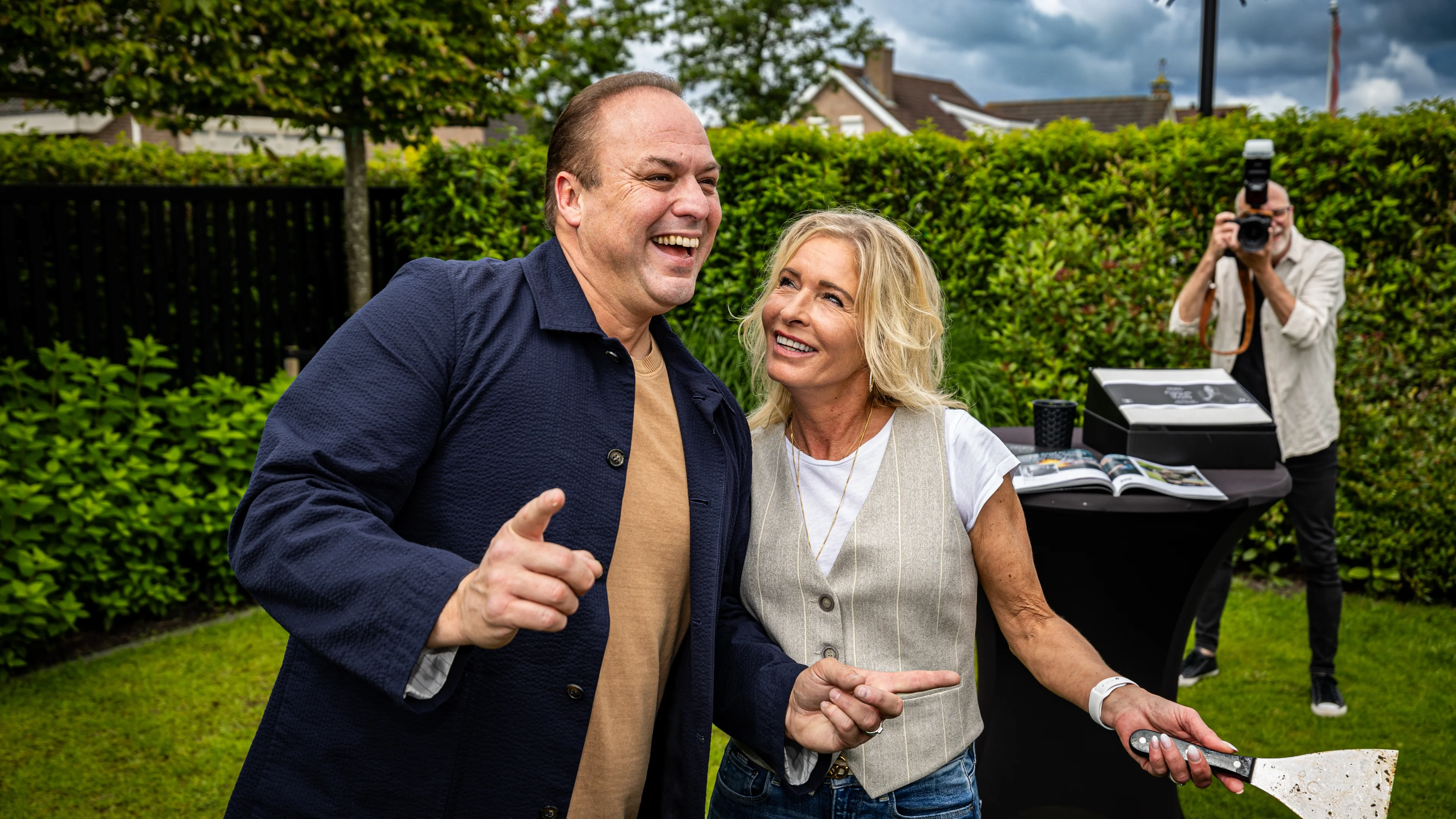 Zien: de eerste foto van Frans en Mariska Bauer samen