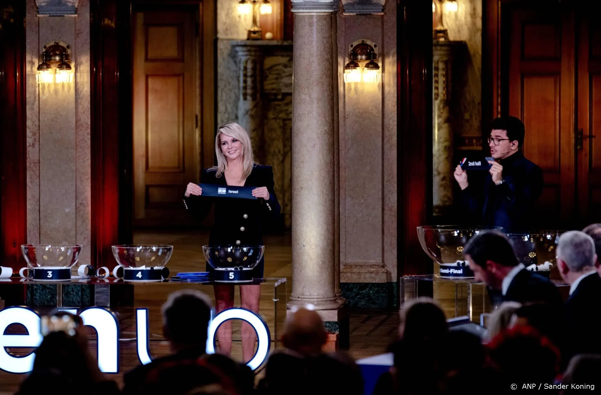 Volgorde halve finales Eurovisiesongfestival bekend