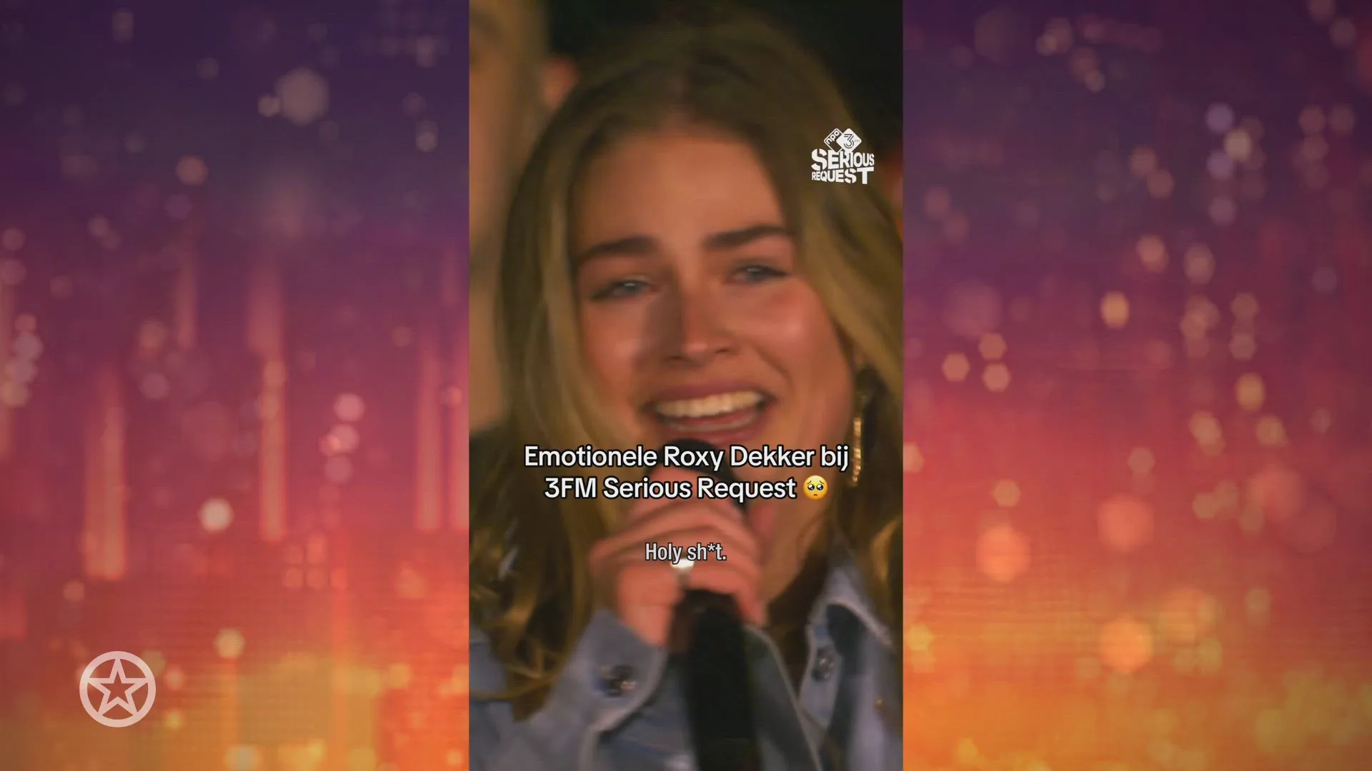 Roxy Dekker in tranen om optreden bij Serious Request