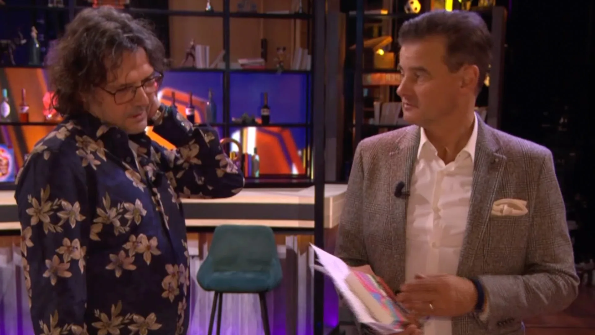 Job Knoester kreeg in commercial break appje van zijn vrouw over uitzending Vandaag Inside