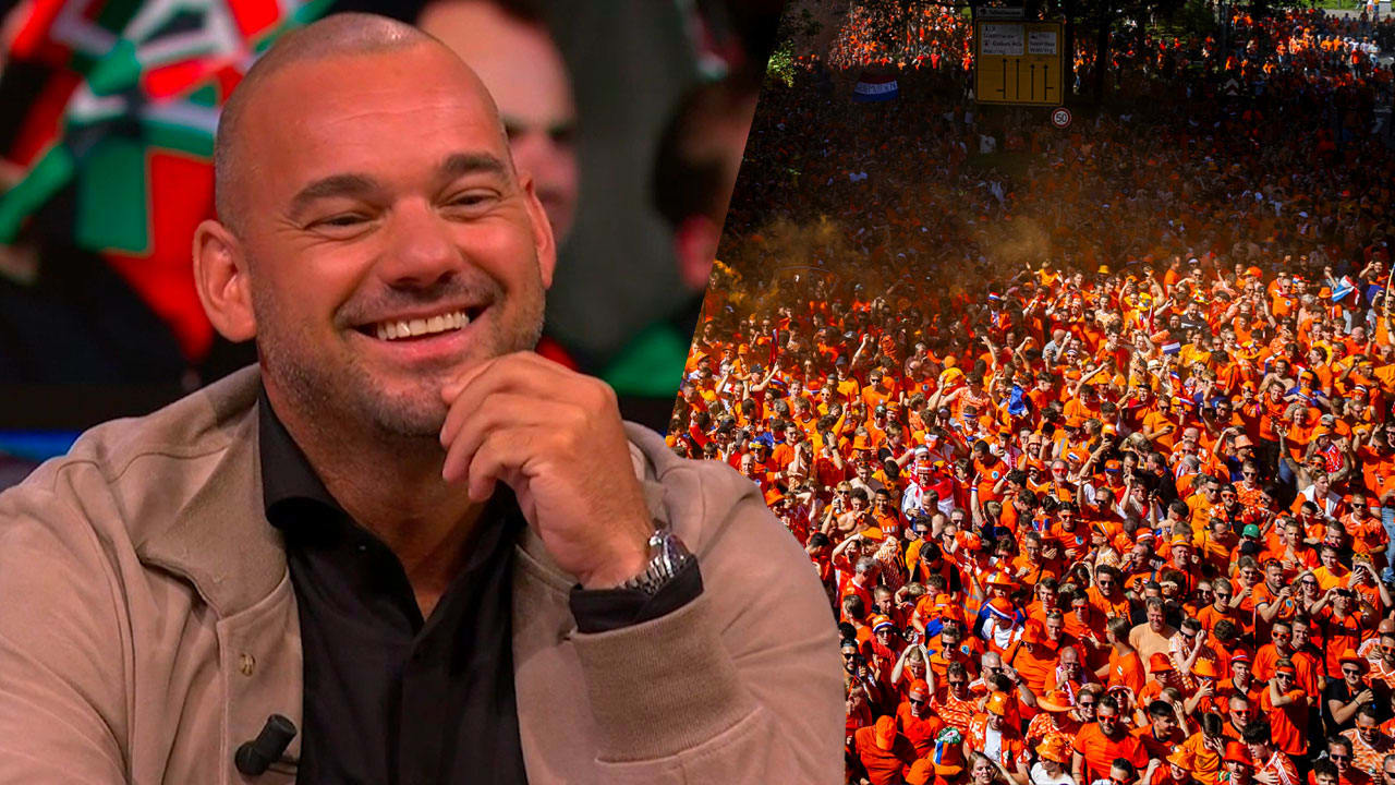 Wesley Sneijder lovend over fanwalk: 'Als de spelers dit zien, gaan ze 200 procent geven'