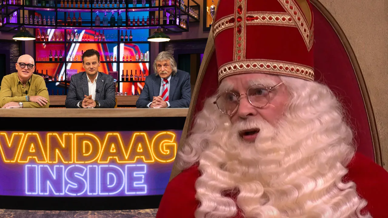 Sint blikt terug op bezoek Vandaag Inside: 'Gaat je niet in koude kleren zitten, die drie mafkezen'