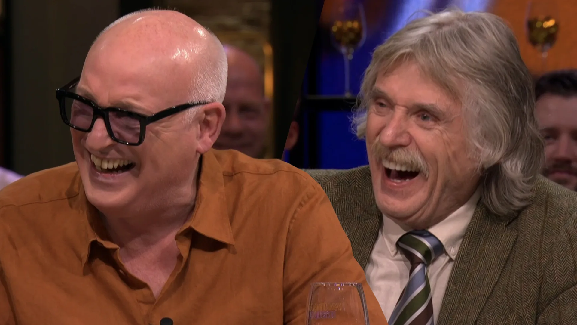 René van der Gijp en Johan Derksen vertellen kostelijke anekdotes over saunaclub Diana