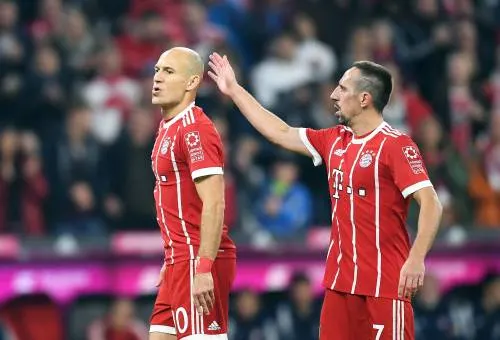 Bayern met Robben en Ribéry