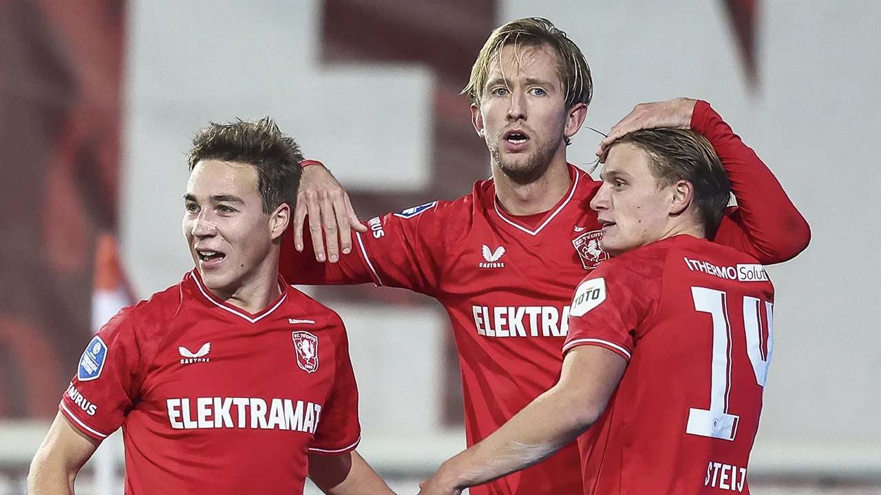 FC Twente klimt ondanks gelijkspel tegen NEC naar tweede plaats