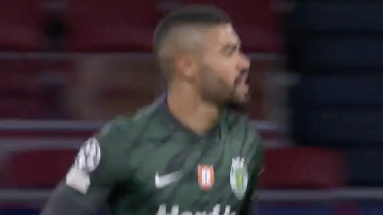 VIDEOGOAL: Bruno Tabata doet wat terug namens Sporting