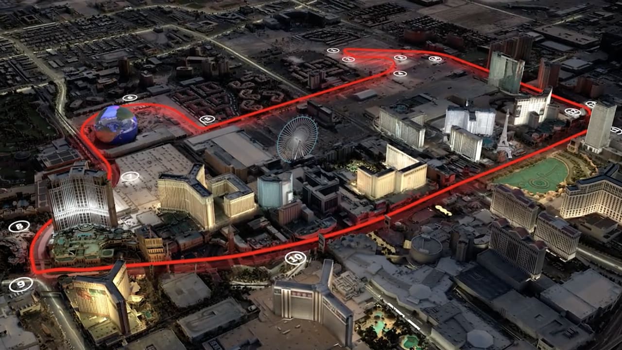 Formule 1 komt in 2023 naar Las Vegas en maakt circuit bekend