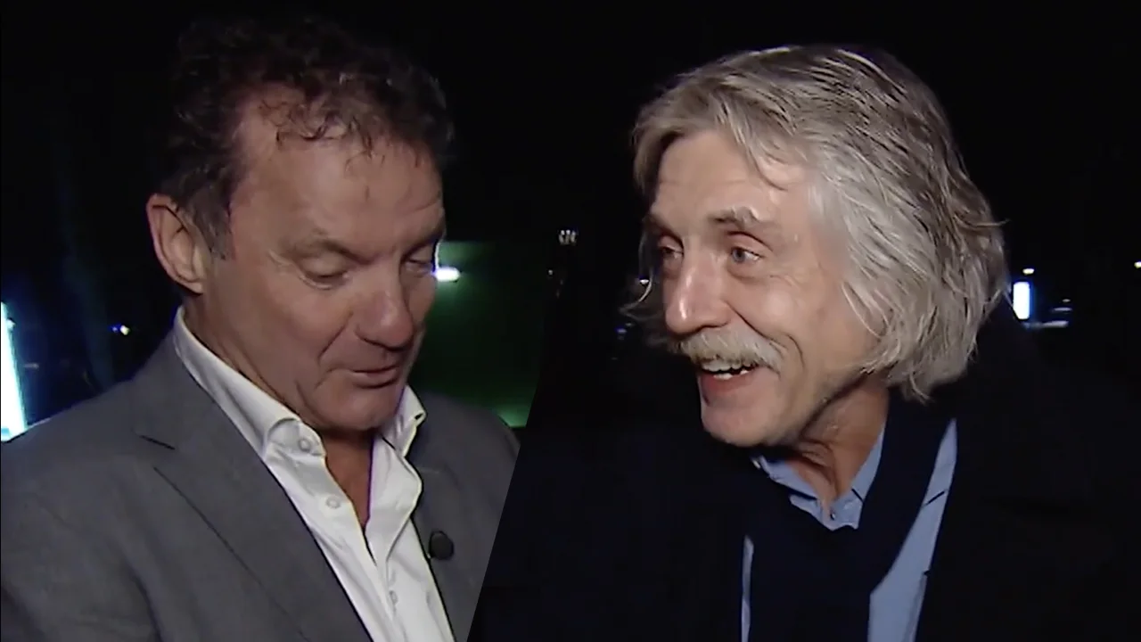 Video: John de Bever verrast Johan Derksen met speciaal gedicht: 'Jij bent altijd recht door zee'