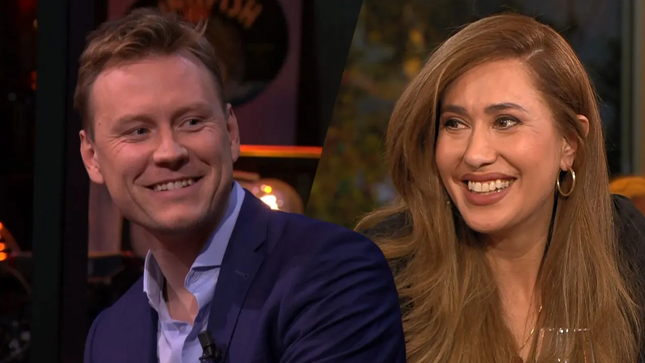 Fidan Ekiz en Sam Hagens woensdagavond te gast bij De Oranjewinter 