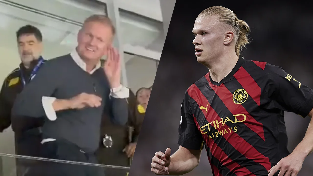 Video: vader Haaland misdraagt zich in Bernabéu en wordt uit skybox verwijderd