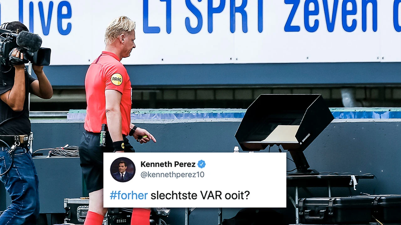 Fortuna - Heracles 1-1 na VAR-festijn, Twitter gaat los 