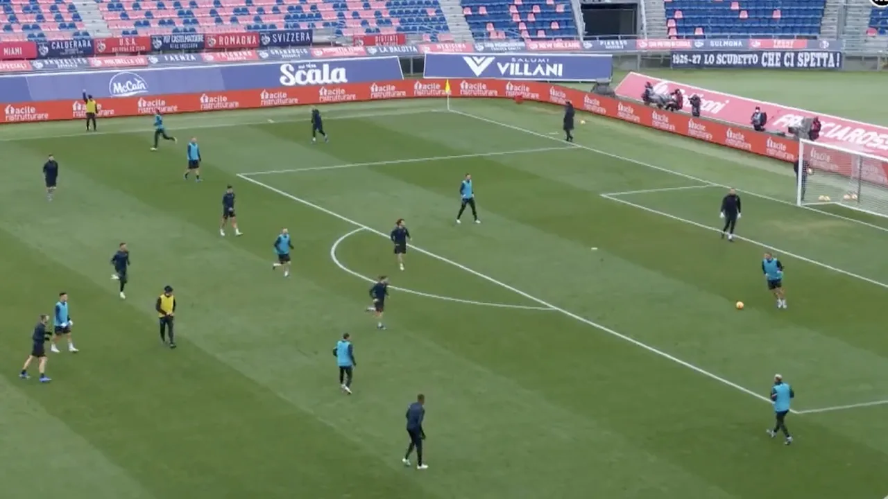 Inter begint aan warming-up terwijl tegenstander in quarantaine zit