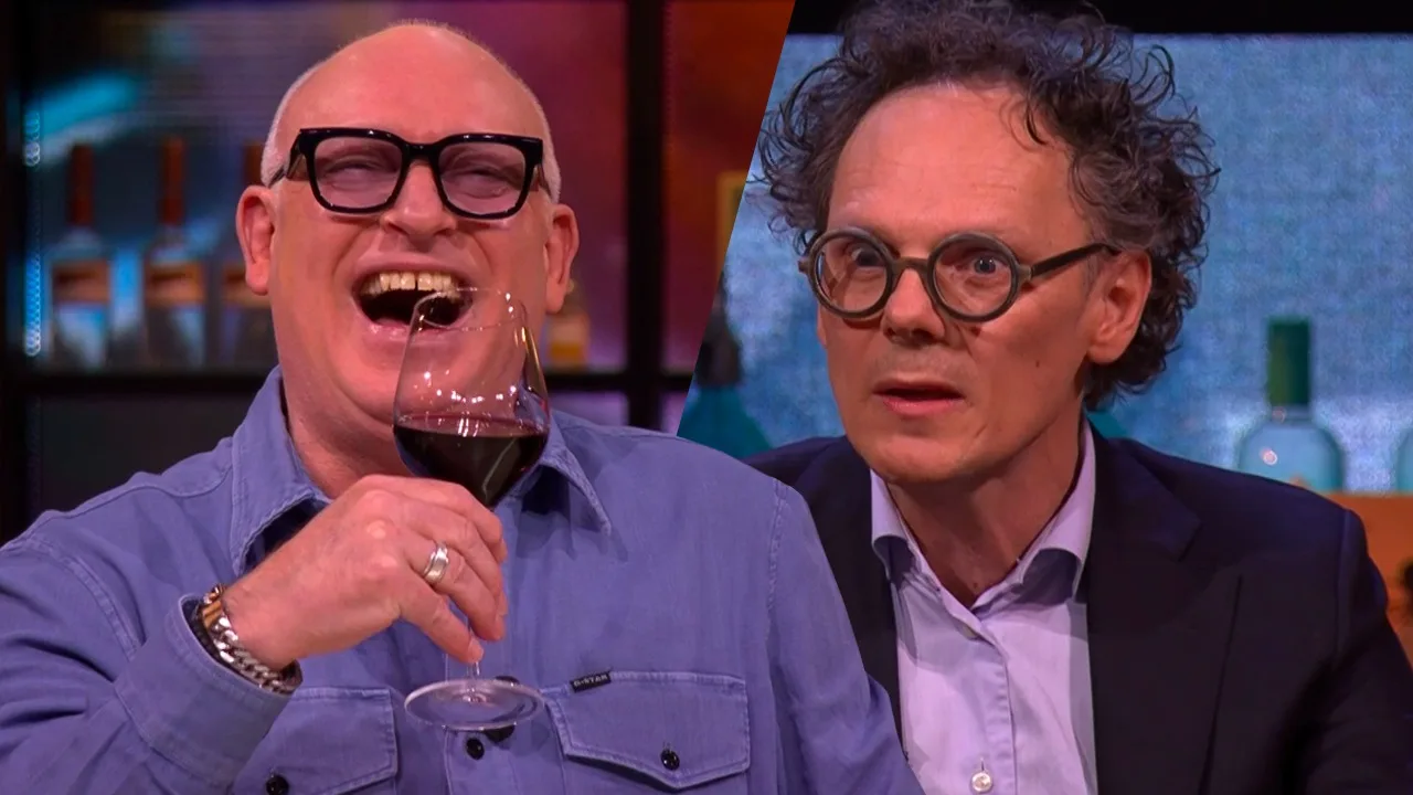 René dreigt ordinaire anekdote te vertellen over Ben: 'Niet doen, niet doen!'