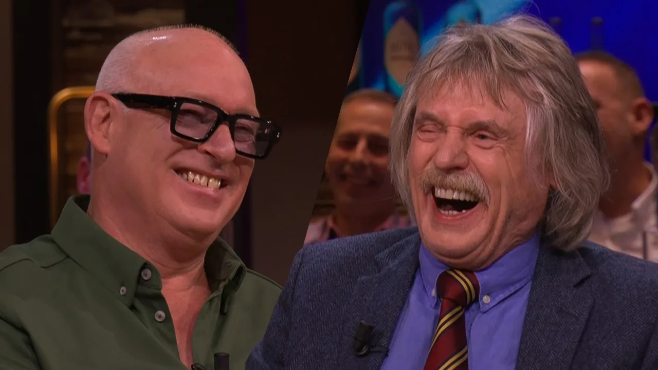 Johan reageert gevat én bloedordinair op bijzondere vraag van René