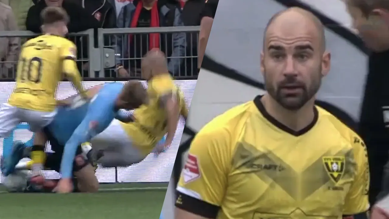 Video: VVV-Venlo-verdediger ontvangt rood na schandalige overtreding in Limburgse derby