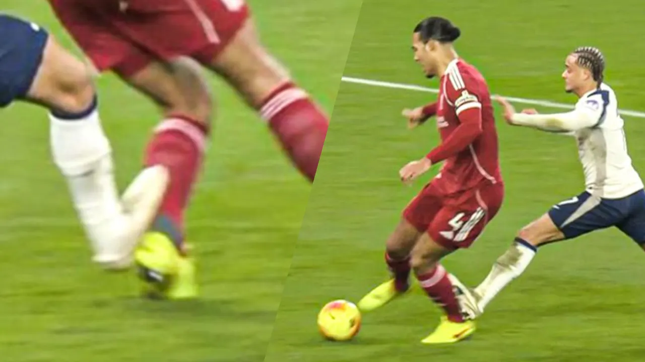 Liverpool wint mede dankzij vroege rode kaart Simons na overtreding op Van Dijk