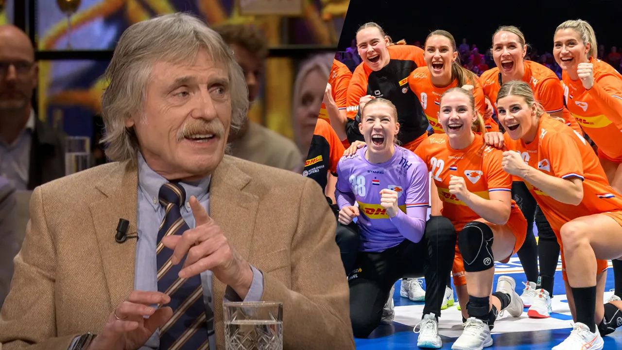 Johan Derksen enthousiast over Nederlandse handbaldames: 'Een leuke groep!'